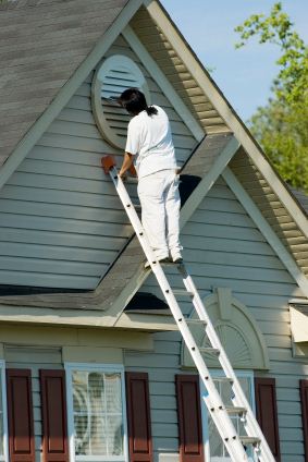 Exterior Painting being performed by an experienced Farra Painting painter.