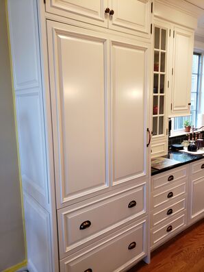 Before & After Built-in Fridge Painting in West Grove, PA (2)